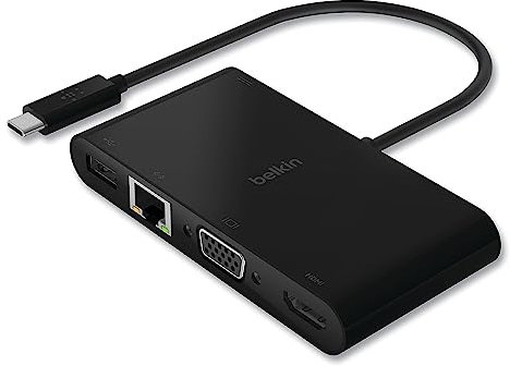 Belkin AVC004BK-BL USB-C Multi-Port + Cargador Adaptador