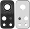 jbTec Kameraglas Ersatz mit Kleber kompatibel mit Xiaomi Mi 10T Pro 5G - Kamera Glas Camera Linse Glass, Farbe:Schwarz