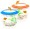 Goldfish Tank – Small Fish Tanks and Aquariums – Fish Bowl – Starter Kits with Gravel Ornamental Plant – Complete Set up for Kids Fishes Tank (Any (Blue or Orange))