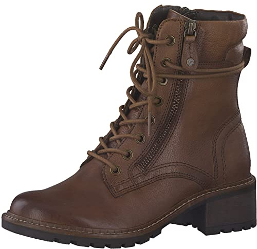 Tamaris Comfort Stiefelette 8-8-85207-29-328 braun 36 Weit Comfort Fit Removable Footbed Recycled PET