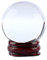 Kristallkugel, Klare Linsenkugel, Natürlicher Quarz, Transparente Glaskugel, Meditationskugel, Haushaltsdekoration mit Standfuß für Zuhause, Büro, Liebhaber, Freunde, 40 Mm Durchmesser