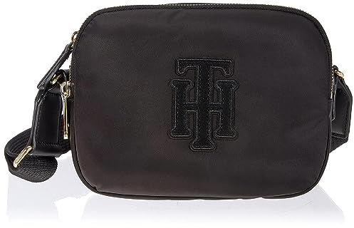 Tommy Hilfiger Damen Poppy Crossover Applique Crossovers, Black