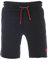 riverso Short de survêtement RIVMax pour homme - Short de sport - En coton - Noir - Rouge - Bleu - Gris - Rose - Vert - S M L XL 2XL 3XL 4XL 5XL, Noir/rouge., M