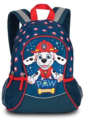 Fabrizio Paw Patrol Marshall Kinderrucksack Kindergarten Rucksack Jungen Buben mit Plüschohren 20632-5000, Einheitsgröße, Blau