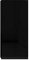 FWStyle 2 Door Modern Bedroom Wardrobe Scandinavian Style Bedroom Furniture - H180 X W80 X D60cm (Matt Black)