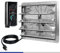 AONELAS iLIVING 18 Wall Mounted Shutter Exhaust Fan, Automatic Shutter, with Thermostat and Variable Speed controller, 0.85A, 1736 CFM, 2600 SQF Coverage Area Silver (ILG8SF18V-ST)