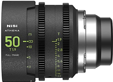NiSi Athena 50mm T1,9 Prime Cine Objektiv Vollformatobjektiv für PL-Mount