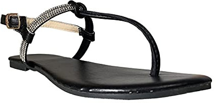 DAIFINEY Flip kristalline Frauen Sandalen Frauen Sandalen flache Gurt Schnalle Strass-Flops Damensandalen Damen Schuhe Mit Keilabsatz