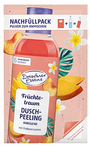Dresdner Essenz Nachfüllpack Duschgel Pulver zum selbst Anmischen Früchtetraum 30 g Duschbad vegan
