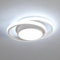 Goeco Deckenlampe Weiße Farbe, 32W 2350LM Modern LED Deckenleuchte Rund, LED Deckenlampe für Schlafzimmer Badezimmer Küche Gang Balkon, 6500K Kaltweißes Licht