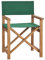 SKM Regiestuhl Massivholz Teak Grün, Weight: 7.8 kg, 47413