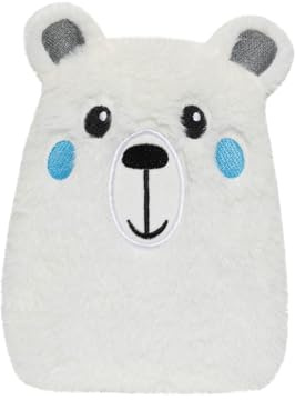 Wärmflasche Kuscheltier Bär 2 in 1● Flaches Plüschtier sehr weich Baby & Kind ● Warme und kalte Aktion ● Wärmflasche für Mikrowelle ● Keramikperlen ● Geeignet für alle Altersgruppen ● Plic