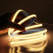 Wisada 220V COB LED Streifen 10M, 288 LEDs/m Flexible Superhell Warmweiß CRI≥85 LED Lichtband, IP65 LED Band Lichtschlauch Leiste Kette Selbstklebend mit Stecker für Schlafzimmer, Schrankbeleuchtung