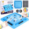 xinrongda Magnetische Schachspiel, Magnetic Spiel mit Strafscheibe, Tragbares Schachbrett Magnetic Spiel mit 20 Magnetische Steine, Spielbrett Steine für Familientreffen Und Camping