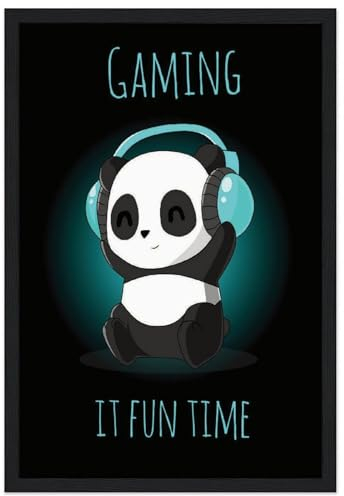 VerimP Gaming It Fun Time Poster Vintage Art Poster Wandkunst Dekor Leinwand Poster & Drucke Wandposter für Zimmer Ästhetisch 20 x 30 cm Stil