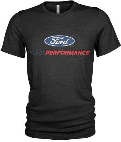 Ford Performance Original Logo T-Shirt - Herren, Schwarz, XL, Kurzarm, Crew-Neck, T-Shirt