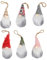 6 Stile Weihnachten Schneeflocke Zwerg Ornamente skandinavische Weihnachtsmann Plüschpuppen hängende Weihnachtsbaumschmuck Zwerg und Spielzeug