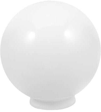 IMIKEYA Globe Abat-Jour Boule de Verre de Lait Abat-Jour Remplacement Acrylique Lampadaire Globe Couvre 20 Cm Diamètre 9. 5 Cm Diamètre D'ouverture Sphère