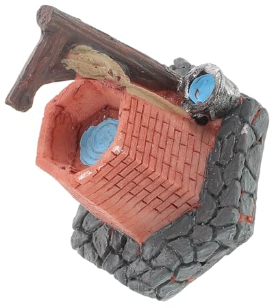 Sosoport Miniatur Wasserbrunnen Dekoration Für Garten Gestaltete Für Mini Landschaft Wohnaccessoire Für Außenbereiche Und Miniaturgärten