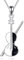 ONEFINITY Violine Kette 925 Sterling Silber Musikinstrument Kette Geige Anhänger Geigen Schmuck für Damen Geigerin