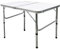 Tking Klappbarer Tisch Gartentisch Höhenverstellbarer Multifunktionstisch Mehrzwecktisch Campingtisch Klapptisch für Festivalls Märkte Campen Outdoor Weisse (120T x 60B x 54/62/70H cm)