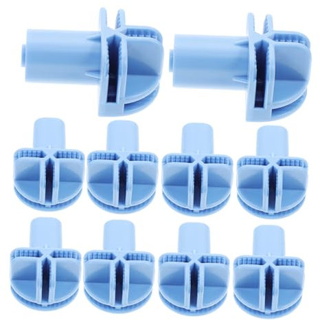 10 Stück Teiliges mit Drehbaren Rädern für Käfige und Schränke Clips Einfache Installation aus Strapazierfähigem Material