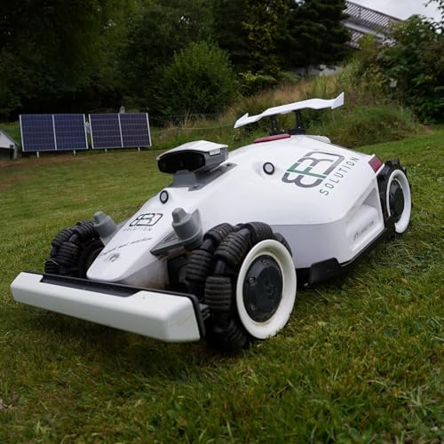Spoiler für Mammotion Luba 1, 2, 2X, 3 AWD (LiDAR), Mini | Tuning Zubehör Mähroboter | Sport Design Heckspoiler | Einfache Montage ohne Bohren | 3D Druck Made in Germany – Weiß