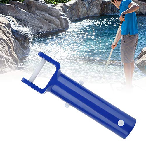 Asixxsix Schwimmbad-V-förmige Klemme/Halterung, Bürstenkopf-Griff, Ersatz, Langlebig, für Standard-Saugkopf, Geeignet für die Meisten Teleskopstangen