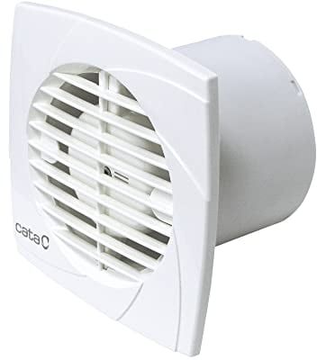 Cata B10 PLUS Extractor para baños silencioso, 220-240v, Color Blanco