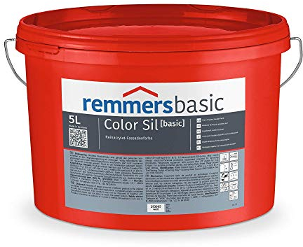 Remmers COLOR SIL [basic] WEIß/FASSADENFARBE Hochwertige Fassadenfarbe mit mineralischem Charakter 12,5 Liter