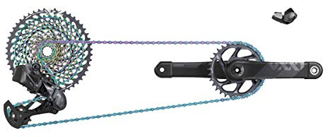 Sram Unisex – Erwachsene Schaltgruppenset-2138000400 Schaltunge, schwarz, 170 mm