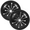 Toyvian 2 Pezzi Tritarifiuti Splash Guard Dissipatore Setaccio Copri-Rifiuti Accessori per Rifiuti Accessori Nero, Insert De Vidange En Caoutchouc Pour évier De Cuisine