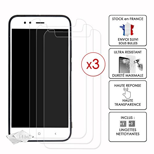 Pack 3 Films de Protection d'écran pour Duoduogo J3 en Verre trempé Haute Transparence, Ultra résistant (dureté maximale), Ultra Slim, Anti Traces, Pose Facile et Protection optimale