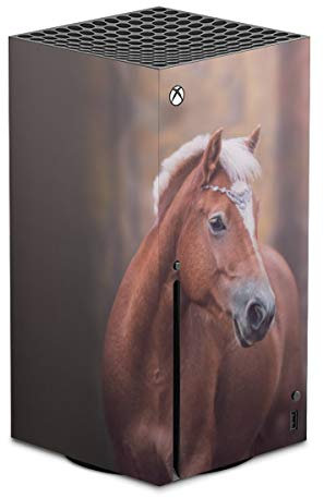 DeinDesign Skin kompatibel mit Microsoft Xbox Series X Folie Sticker Portrait Pferd Fotografie