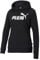 Puma 586791 01, Felpa con cappuccio Donna, Nero, XS