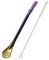 NO/A W3QR Stainless Steel Straw Color, Acrylic