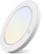QWYEURO Panel de luz de techo LED con sensor de movimiento PIR Sensor de luz Luz de porche de techo redondo Interior 18W 1500LM