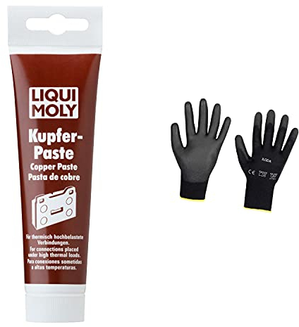 Original Liqui Moly 100g Kupferpaste 3080 + ILODA® Schutzhandschuhe