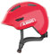 ABUS Kinderhelm Smiley 3.0 - Fahrradhelm mit tiefer Passform, kindergerechten Designs & Platz für einen Zopf - für Mädchen und Jungs - Rot Glänzend, Größe S