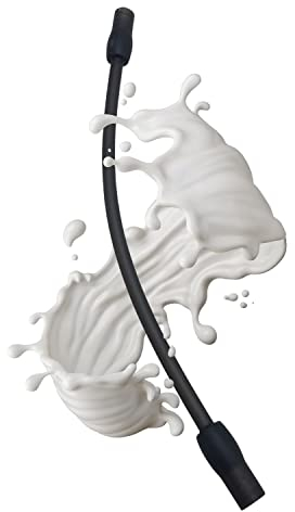 Lichtblau Milchschlauch 12004554 für Bosch Siemens Kaffeevollautomaten I Milchaufschäumer Schlauch passend für Vero Aroma 300, 500, 700 und EQ6 Series 300, 500, 700 I Zubehör Kaffeevollautomat