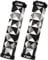 Colcolo Bikes Lenkergriffe Tube Protective Silikagel -Griffe Grip Cover für Universal Fahrrad, Mountainbike, MTB BMX, weiß schwarz