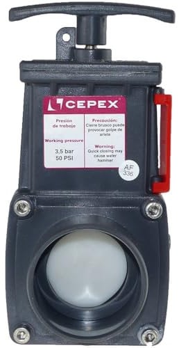 jardiboutique - ø 50 mm Vanne Guillotine PVC, pour Bassin Aquatique ou aquaponie.