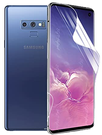 2 pièces protecteur d'écran avant Flexible pour Samsung Galaxy Note9 Note 9 6.4 3D Film Hydrogel TPU Transparent Empreinte Digitale Débloqué Pas de Verre Trempé