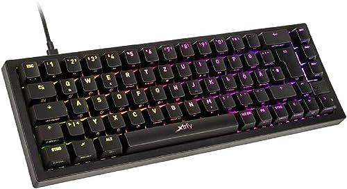 Xtrfy K5 Gaming Tastatur TKL, RGB - schwarz