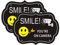 Adfitjo Smile Your on Camera Signs, Video Surveillance Signs Outdoor, 10x7 Inch Rust Free Aluminum Metal Sign, Fade Resistance, UV Protected, Indoor/Outdoor Use for Home, Business (2 pack)
