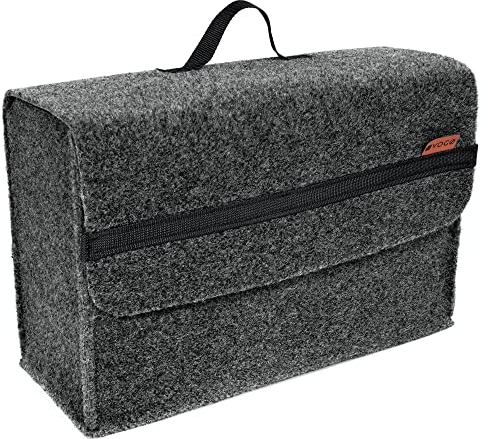 M MOTOS Auto Kofferraumtasche Filz Kfz Kofferraum Organizer für Werkzeug & Autopflege