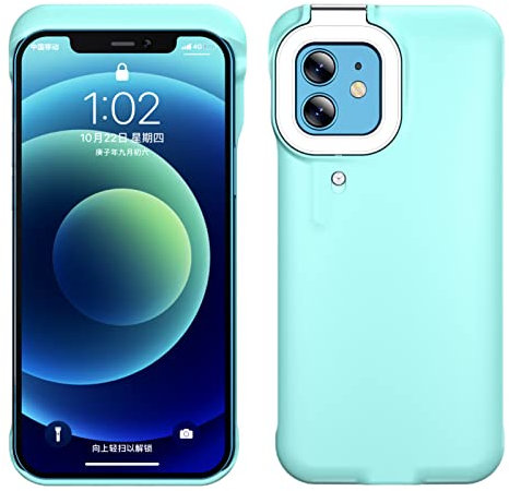 shangjia Ringlicht-Telefonkasten | Mehrfarbig beleuchtete Handyhülle - Wiederaufladbare ABS-Schutzhülle gegen Absturz, kompatibel mit Live-Stream/Make-up/Tik Tok/Video