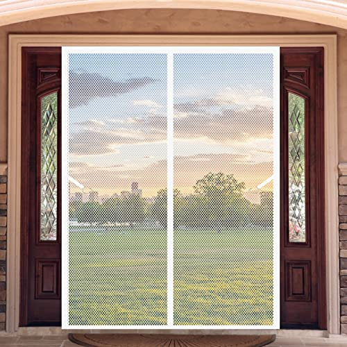 Magneti Rete Anti Zanzare Zanzariera 105 x 300 cm Tenda Zanzariera Con Magneti Traspirante Protezione Insetti Zanzariera Tenda Magnetico Zanzariera Finestra Per Porte Finestre, Bianco