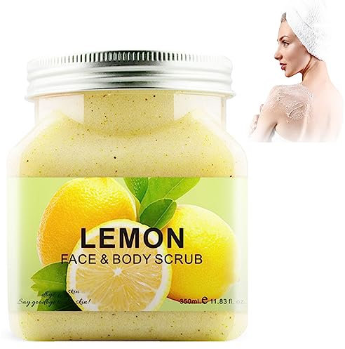 BIUBIULOVE Aloe-Vera-Körperpeeling, Peeling Für Schwarze Achselhöhlen, Peeling-Gel Zur Entfernung Abgestorbener Haut (Zitrone)