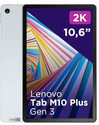 Lenovo Tab M10 Plus 3. Generation, Display 27,6 cm (10,61 Zoll) 2K - (Prozessor Qualcomm Snapdragon SDM680, 4GB RAM, 128GB Speicher, WiFi, Tablet Android 12) - Blue, Exklusiv Amazon mit Netzteil